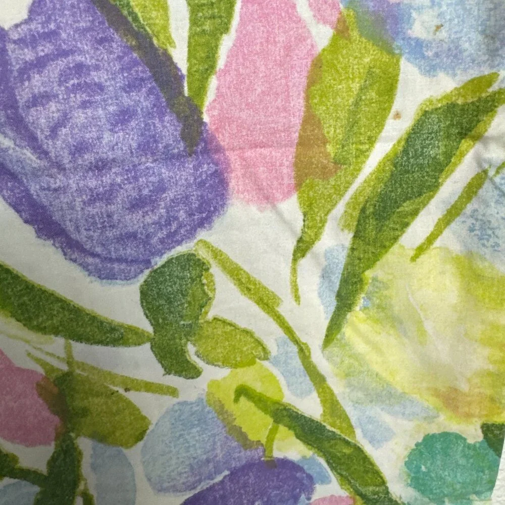 Vintage Pillow Case Tulips Standard 42